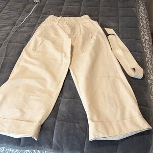 Banana Republic High waist Beige Trousers with belt